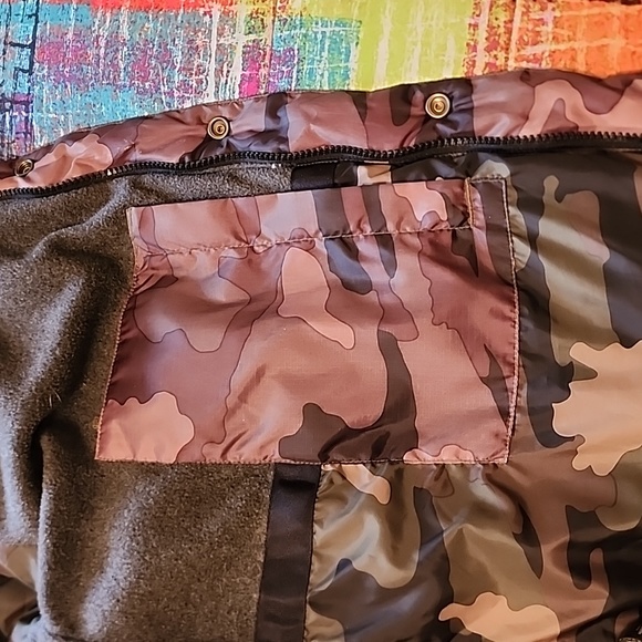 Men's camo puffy jacket - Picture 4 of 4